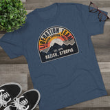 Distressed Atropian Liberation Team Badge Triblend Athletic Shirt T-Shirt Printify 