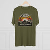 Distressed Atropian Liberation Team Badge Triblend Athletic Shirt T-Shirt Printify 