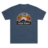Distressed Atropian Liberation Team Badge Triblend Athletic Shirt T-Shirt Printify Tri-Blend Indigo S 