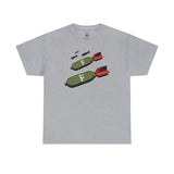 F Bombs Away - Unisex Heavy Cotton Tee T-Shirt Printify Sport Grey S 