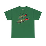 F Bombs Away - Unisex Heavy Cotton Tee T-Shirt Printify Turf Green S 