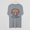 Free Pineland Camping Badge Triblend Athletic Shirt T-Shirt Printify 