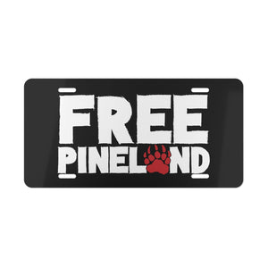 Free Pineland - Vanity Plate Accessories Printify 12" × 6" 