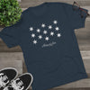 George Washington Flag Triblend Athletic Shirt T-Shirt Printify 