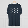 George Washington Flag Triblend Athletic Shirt T-Shirt Printify 