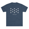 George Washington Flag Triblend Athletic Shirt T-Shirt Printify Tri-Blend Indigo M 