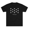George Washington Flag Triblend Athletic Shirt T-Shirt Printify Tri-Blend Vintage Black M 