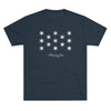 George Washington Flag Triblend Athletic Shirt T-Shirt Printify Tri-Blend Vintage Navy M 