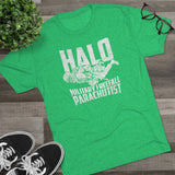 HALO Military Freefall Triblend Athletic Shirt T-Shirt Printify 