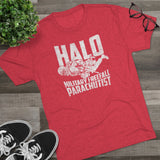 HALO Military Freefall Triblend Athletic Shirt T-Shirt Printify 