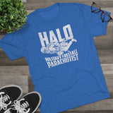 HALO Military Freefall Triblend Athletic Shirt T-Shirt Printify 