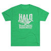 HALO Military Freefall Triblend Athletic Shirt T-Shirt Printify Tri-Blend Envy M 