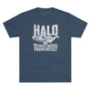 HALO Military Freefall Triblend Athletic Shirt T-Shirt Printify Tri-Blend Indigo M 