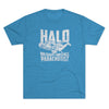 HALO Military Freefall Triblend Athletic Shirt T-Shirt Printify Tri-Blend Vintage Turquoise M 