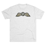 Jedburgh Distressed Wings OD EDITION Triblend Shirt T-Shirt Printify Tri-Blend Heather White S 