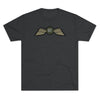 Jedburgh Distressed Wings OD EDITION Triblend Shirt T-Shirt Printify Tri-Blend Vintage Black S 