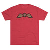 Jedburgh Distressed Wings OD EDITION Triblend Shirt T-Shirt Printify Tri-Blend Vintage Red S 