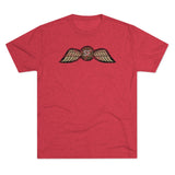 Jedburgh Distressed Wings OD EDITION Triblend Shirt T-Shirt Printify Tri-Blend Vintage Red S 