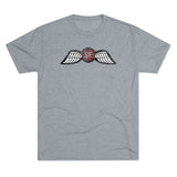 Jedburgh Distressed Wings Triblend Shirt T-Shirt Printify Tri-Blend Premium Heather S 