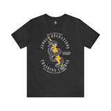 Jungle Operations Training Course Athletic Fit Short Sleeve Tee T-Shirt Printify S Dark Grey Heather 