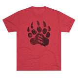 Liberator Distressed Single Color Triblend Athletic Shirt T-Shirt Printify Tri-Blend Vintage Red S 