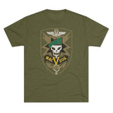 MACV-SOG Distressed - Triblend Athletic Shirt T-Shirt Printify S Tri-Blend Military Green 