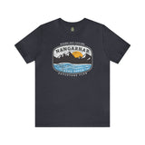 Nangarhar Hiking and Fishing Adventure Club Badge Athletic Fit Short Sleeve Tee T-Shirt Printify L Heather Navy 