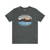 Nangarhar Hiking and Fishing Adventure Club Badge Athletic Fit Short Sleeve Tee T-Shirt Printify S Asphalt 