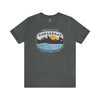 Nangarhar Hiking and Fishing Adventure Club Badge Athletic Fit Short Sleeve Tee T-Shirt Printify S Asphalt 
