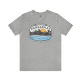 Nangarhar Hiking and Fishing Adventure Club Badge Athletic Fit Short Sleeve Tee T-Shirt Printify S Athletic Heather 