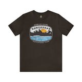 Nangarhar Hiking and Fishing Adventure Club Badge Athletic Fit Short Sleeve Tee T-Shirt Printify S Brown 