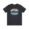 Nangarhar Hiking and Fishing Adventure Club Badge Athletic Fit Short Sleeve Tee T-Shirt Printify S Dark Grey 