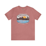 Nangarhar Hiking and Fishing Adventure Club Badge Athletic Fit Short Sleeve Tee T-Shirt Printify S Heather Mauve 