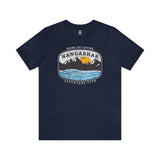 Nangarhar Hiking and Fishing Adventure Club Badge Athletic Fit Short Sleeve Tee T-Shirt Printify S Navy 