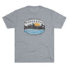 Nangarhar Hiking and Fishing Adventure Club Triblend Athletic Shirt T-Shirt Printify Tri-Blend Premium Heather S 
