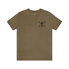Nous Defions Athletic Fit Short Sleeve Tee T-Shirt Printify L Heather Olive 