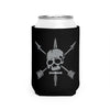 Nous Defions Insignia Can Cooler Sleeve Accessories Printify White One size 