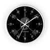 Nous Defions Wall Clock Home Decor Printify White White 10"