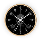 Nous Defions Wall Clock Home Decor Printify Wooden White 10"
