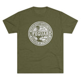 People's Pond Triblend Athletic Shirt T-Shirt Printify Tri-Blend Military Green S 
