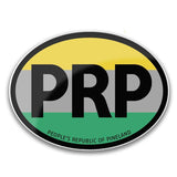 People's Republic of Pineland Oval Travel Sticker - American Marauder