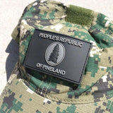 Peoples Republic of Pineland (PRP) Black PVC Patch - American Marauder