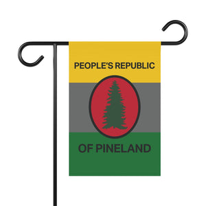 People's Republic of Pineland (PRP) - Vertical Outdoor House & Garden Banners Home Decor Printify 12'' × 18'' 