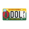 Peoples Republic of Pineland - Vanity Plate Accessories Printify 12" × 6" 