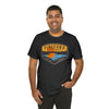 Pineland Distressed Camping Badge Athletic Fit Short Sleeve Tee T-Shirt Printify 