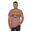 Pineland Distressed Camping Badge Athletic Fit Short Sleeve Tee T-Shirt Printify 