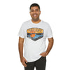 Pineland Distressed Camping Badge Athletic Fit Short Sleeve Tee T-Shirt Printify 
