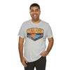 Pineland Distressed Camping Badge Athletic Fit Short Sleeve Tee T-Shirt Printify 