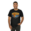 Pineland Distressed Camping Badge Athletic Fit Short Sleeve Tee T-Shirt Printify 