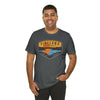 Pineland Distressed Camping Badge Athletic Fit Short Sleeve Tee T-Shirt Printify 